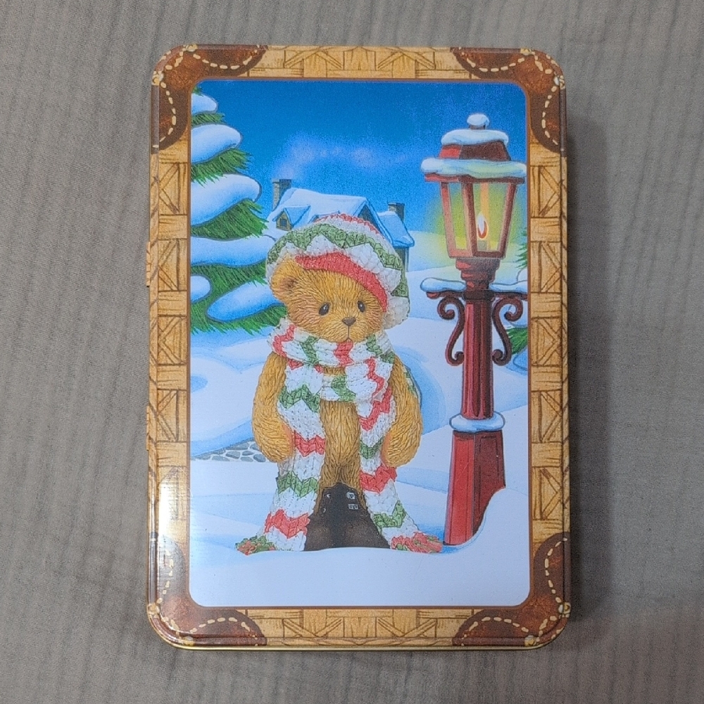 Festive Bear Tin Box